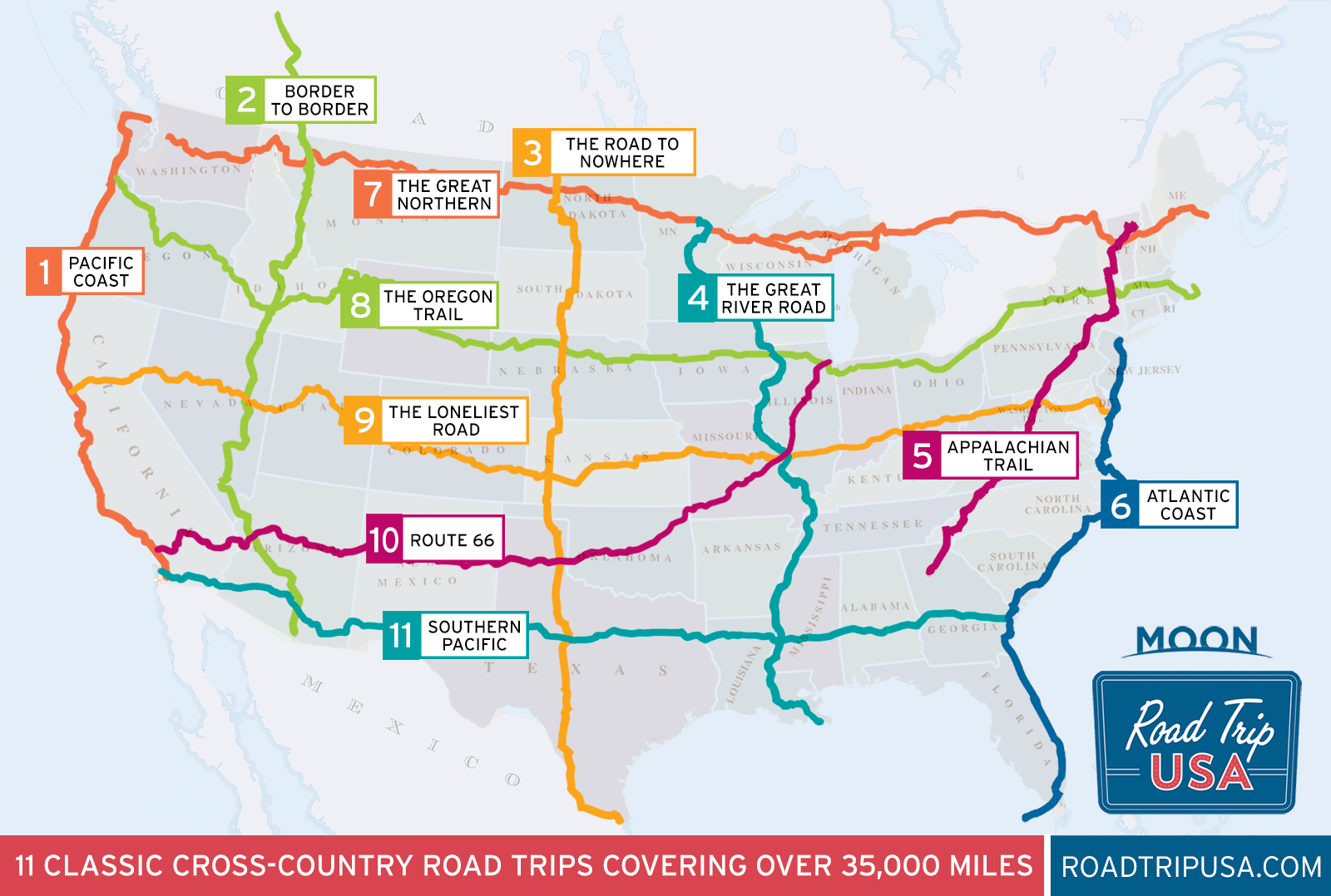 11 Epic Cross Country American Road Trips ROAD TRIP USA
