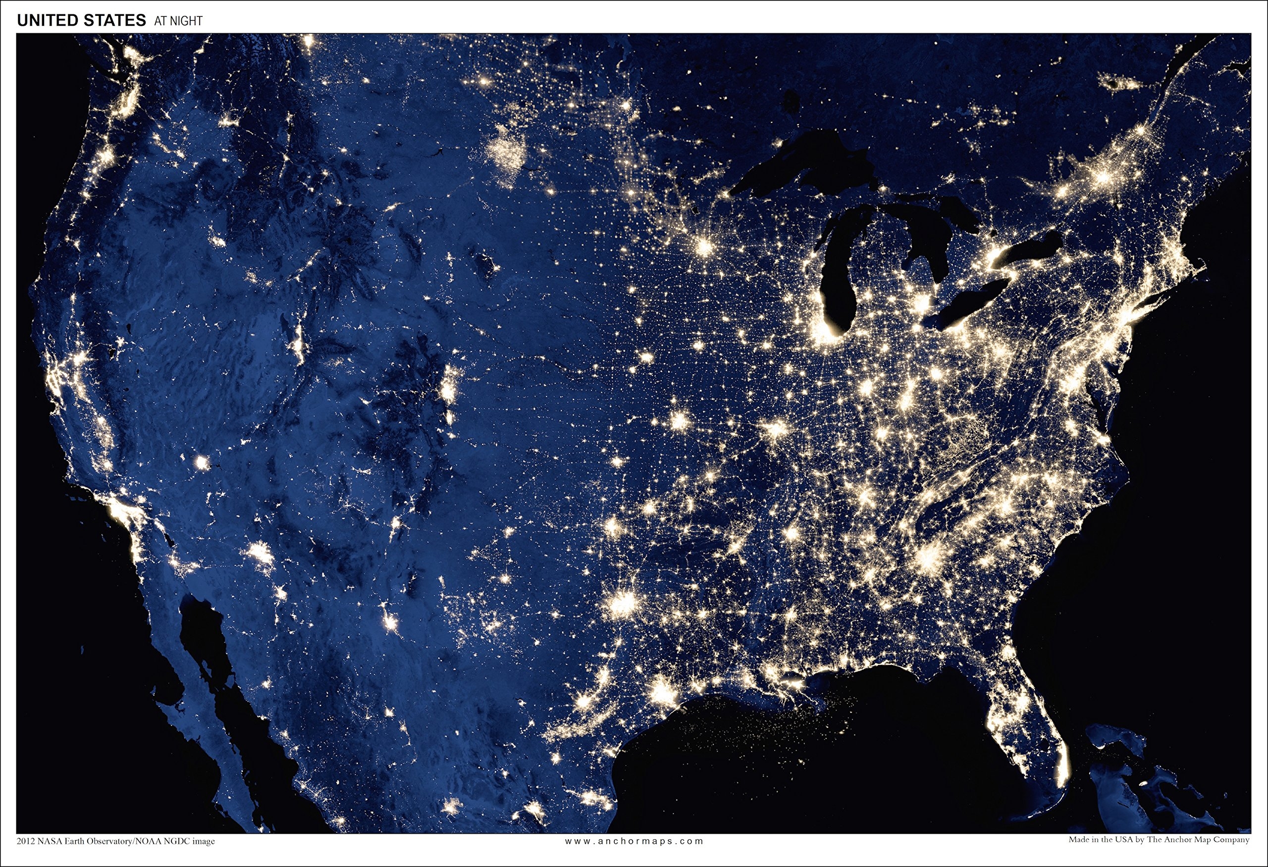 light map of the united states light map of the united states