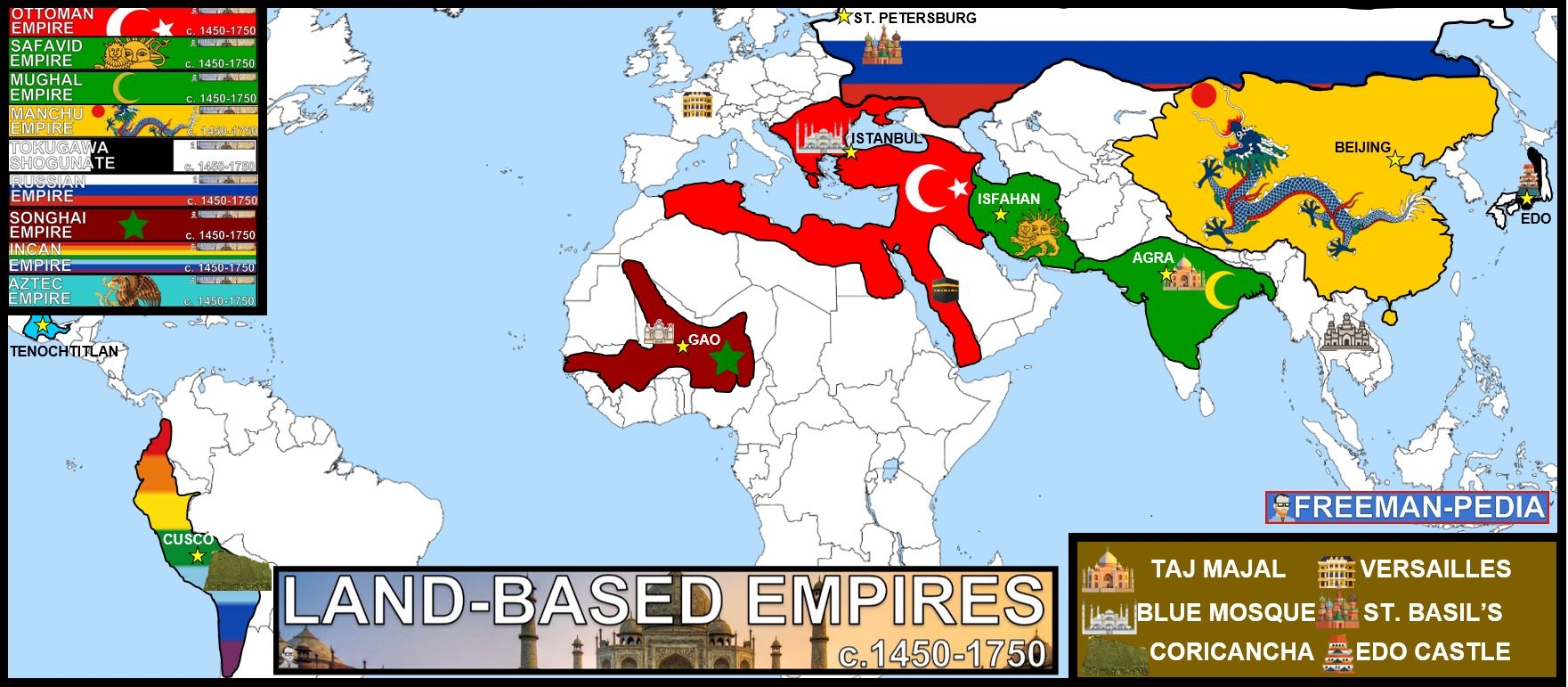 3 Land Based Empires 1450 1750 Freemanpedia 3 Land Based Empires 1450 1750 Freemanpedia