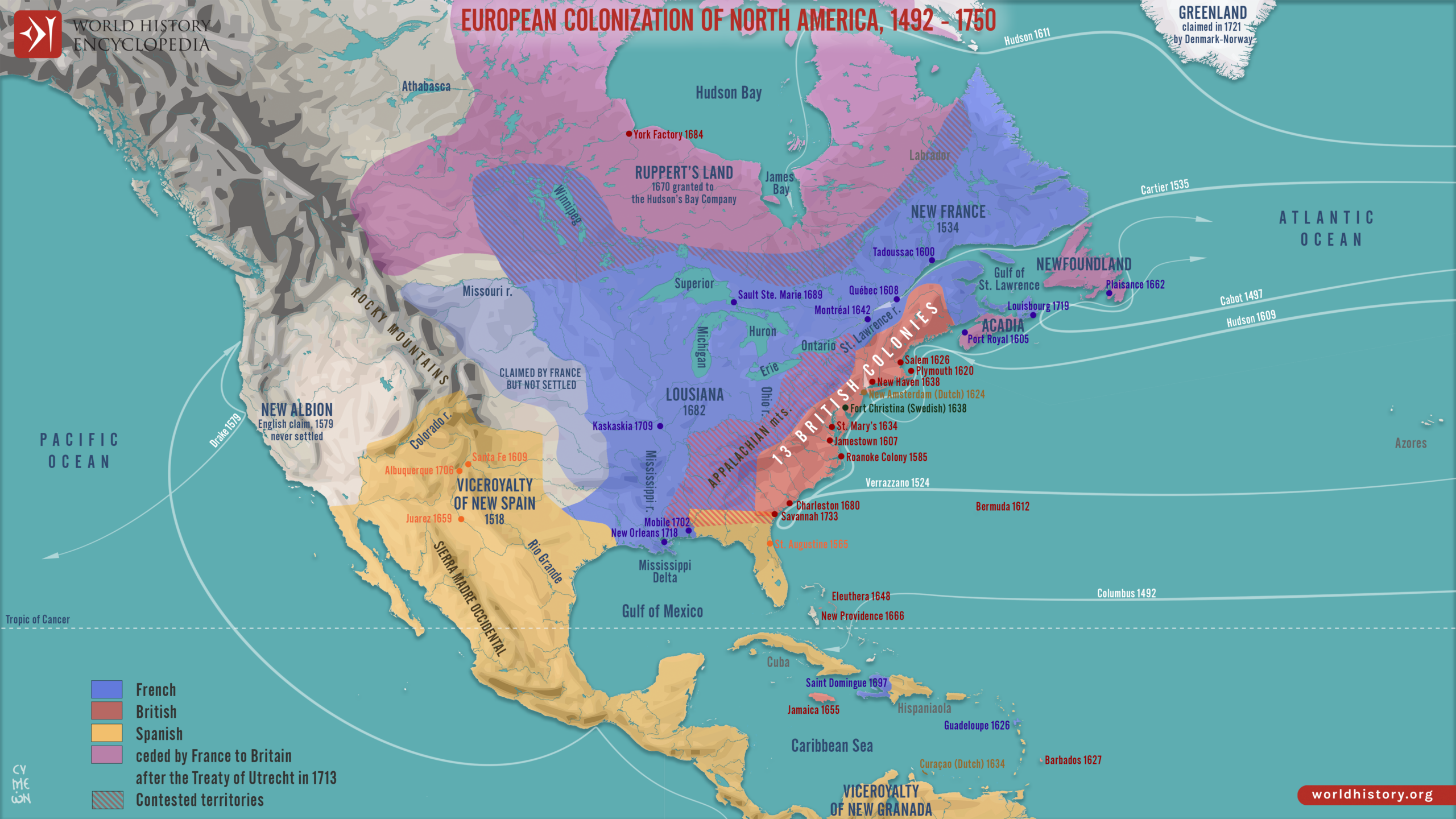 5 Maps On The Origins Of The United States World History Encyclopedia