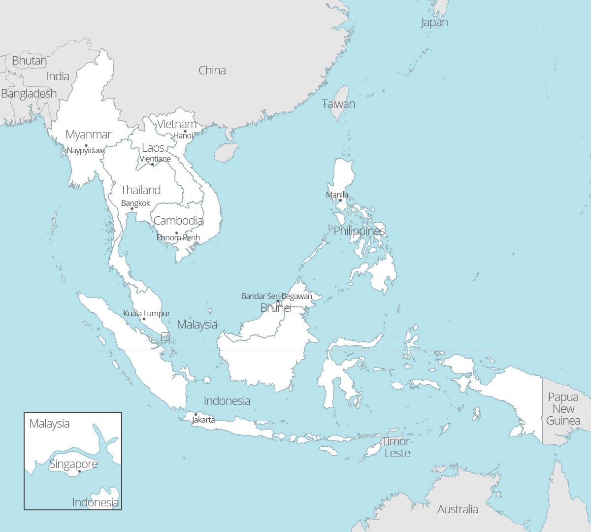 8 Free Maps Of ASEAN And Southeast Asia Ase anup