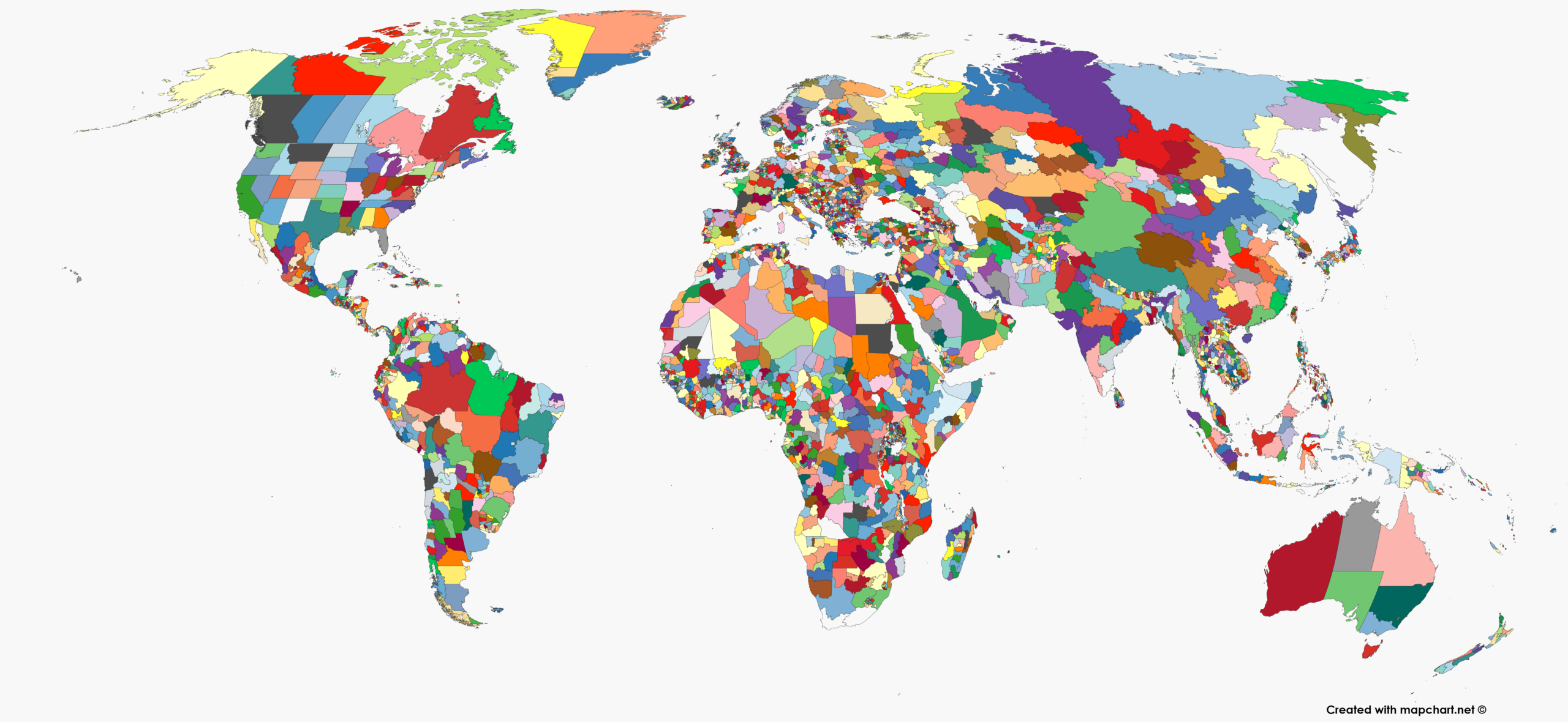 A Fully Detailed World Subdivisions Map Is Now Live Blog MapChart