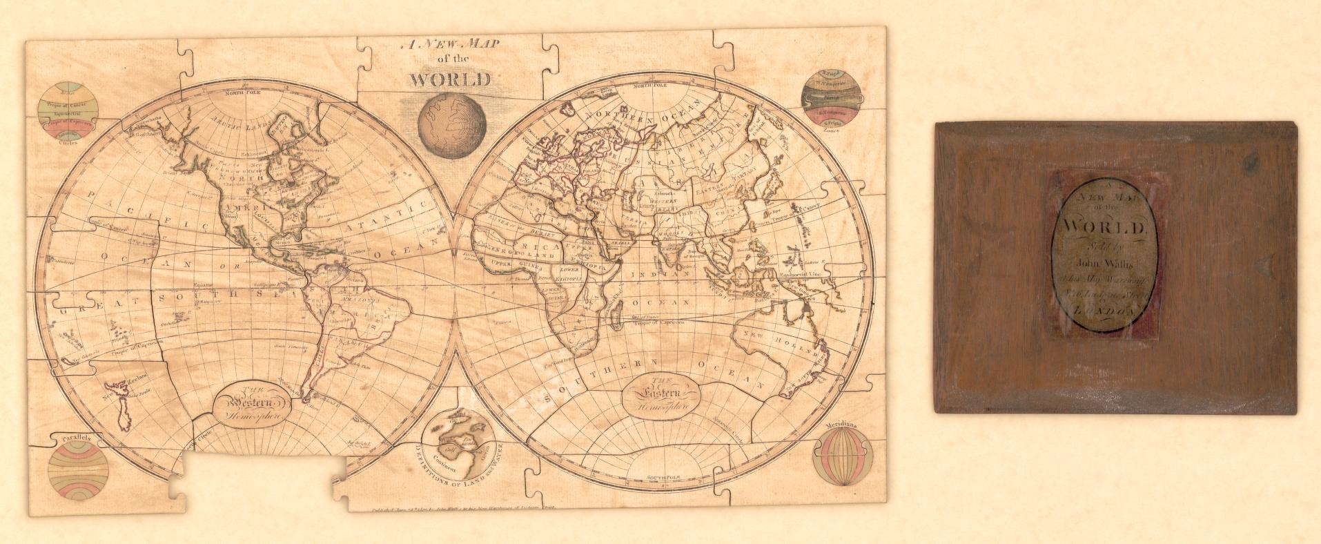 A New Map Of The World Library Of Congress