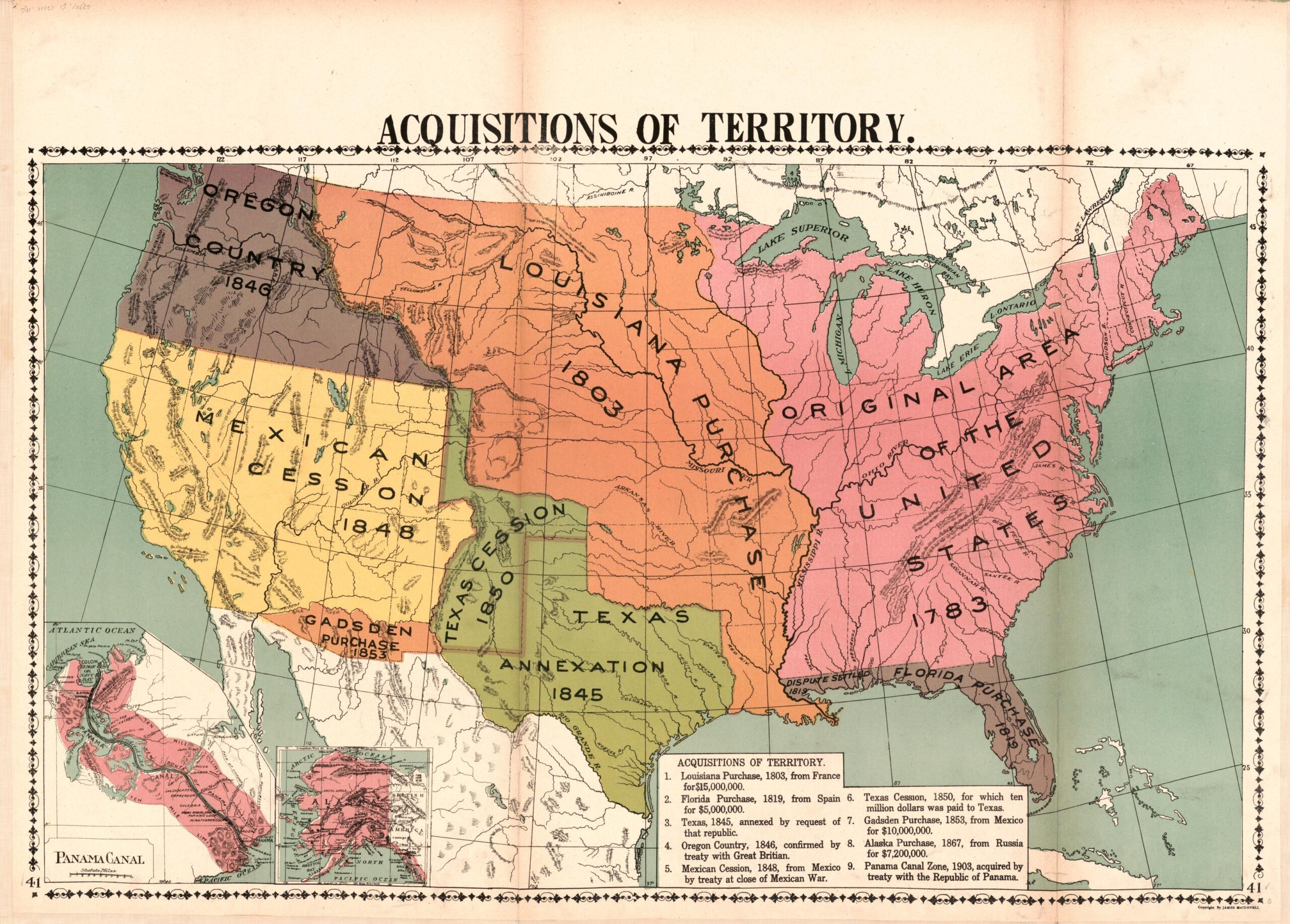Acquisitions Of Territory Library Of Congress
