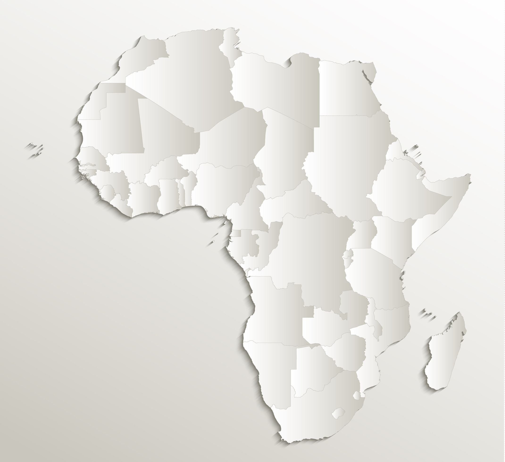 Africa Blank Maps Mappr