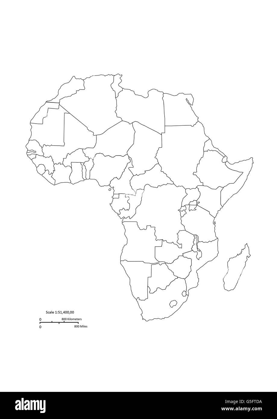 African Continent Map Black And White Stock Photos Images Page 2 Alamy