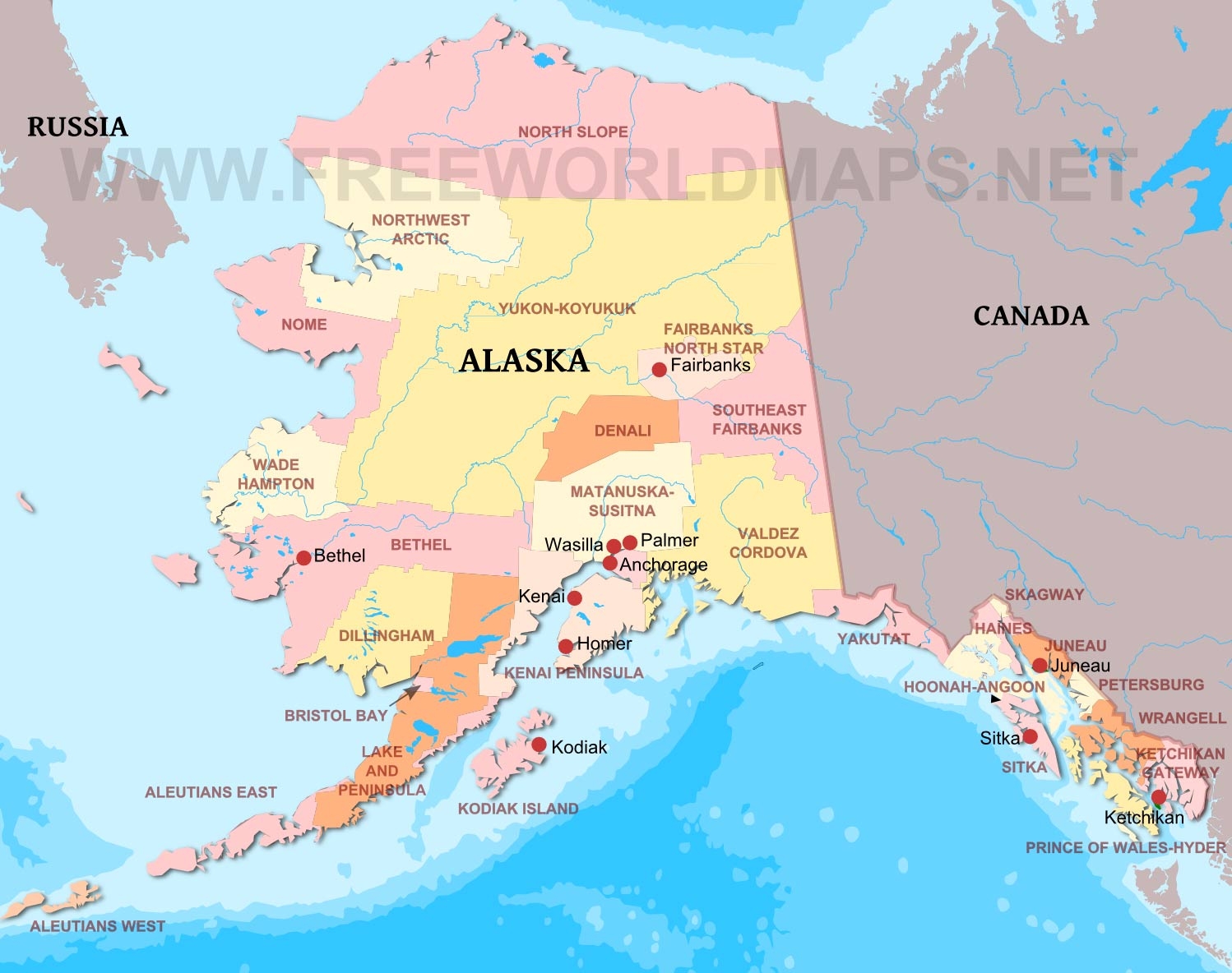 Alaska Maps Alaska Maps