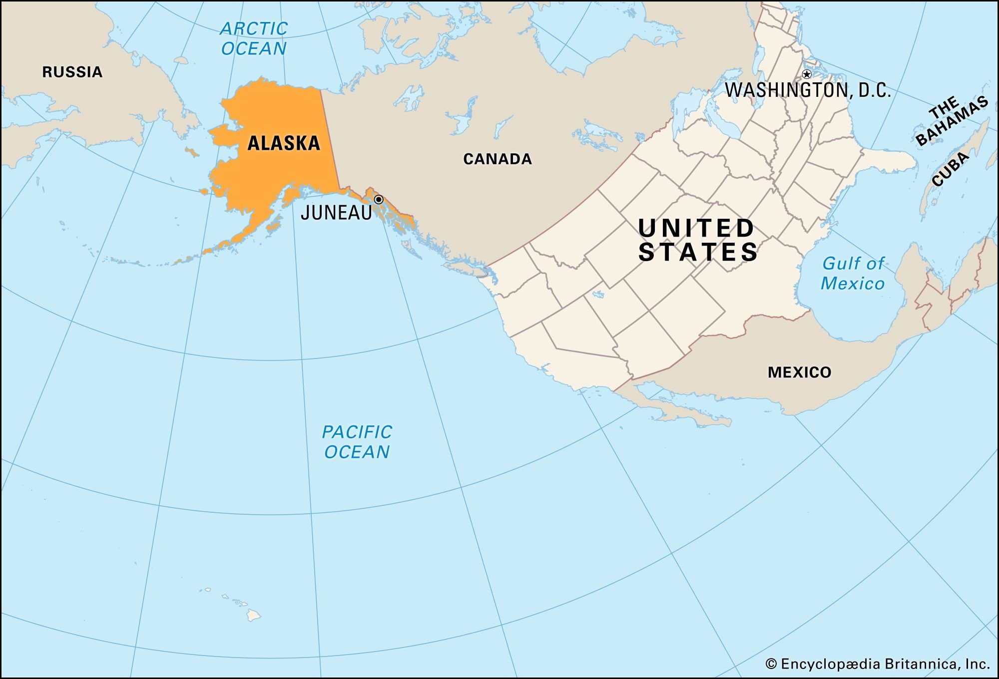 Alaska Maps Population Capital History Flag Cities Facts Britannica