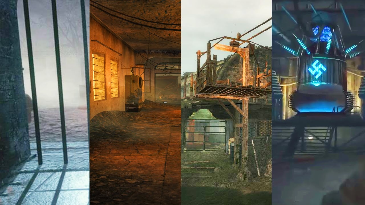 ALL WAW ZOMBIE MAPS IN ONE STREAM Call Of Duty Zombies YouTube