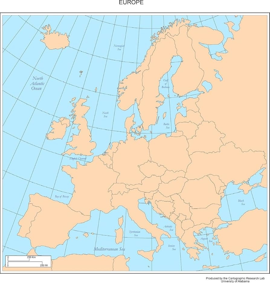 Amazon Gifts Delight Laminated 24x25 Poster Physical Map Europe Map With Cities Blank Outline Map Of Europe Office Products Amazon Gifts Delight Laminated 24x25 Poster Physical Map Europe Map With Cities Blank Outline Map Of Europe Office Products