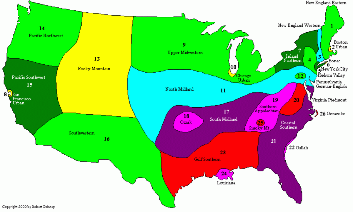 American Dialects I Speak American How About You HubPages