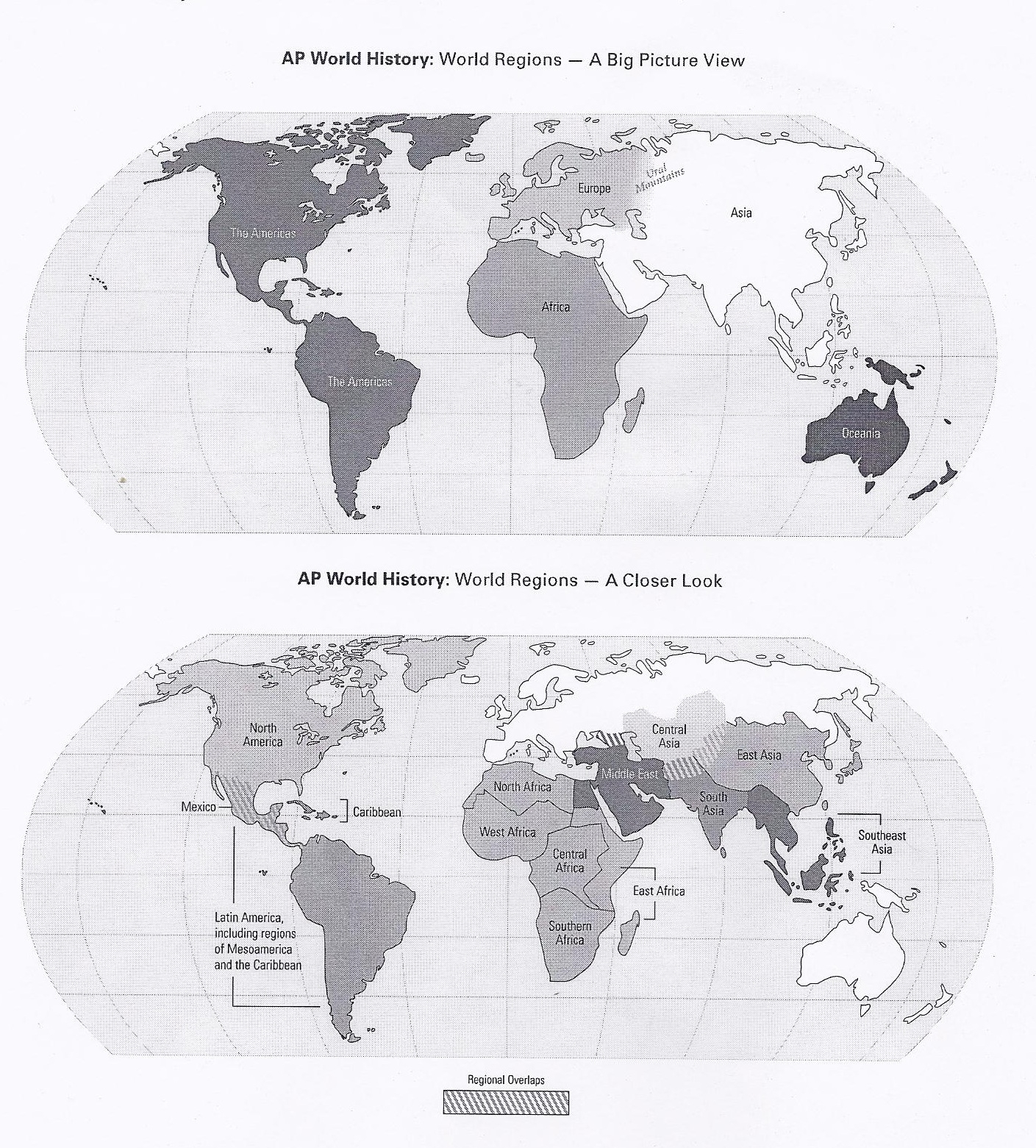 ap world regions map ap world regions map