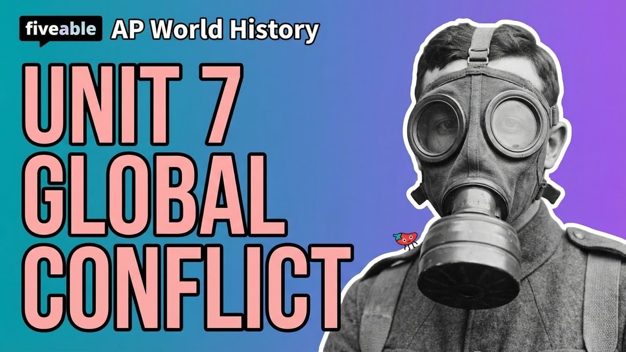 AP World History Unit 7 Review WWI WWII Cold War YouTube