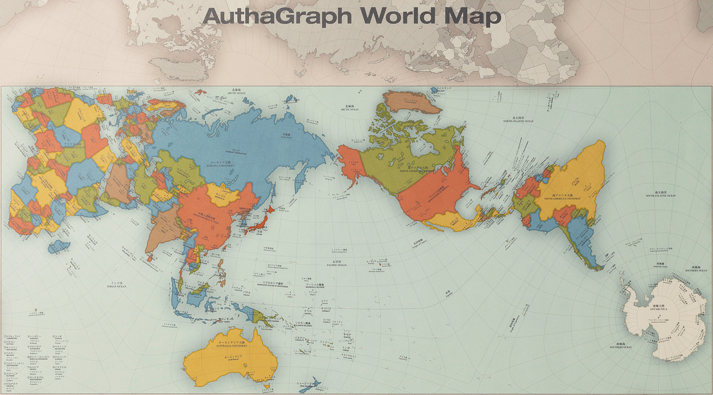 AuthaGraph World Map Is Pretty Cool But Still Not Perfect By Dustin Medium