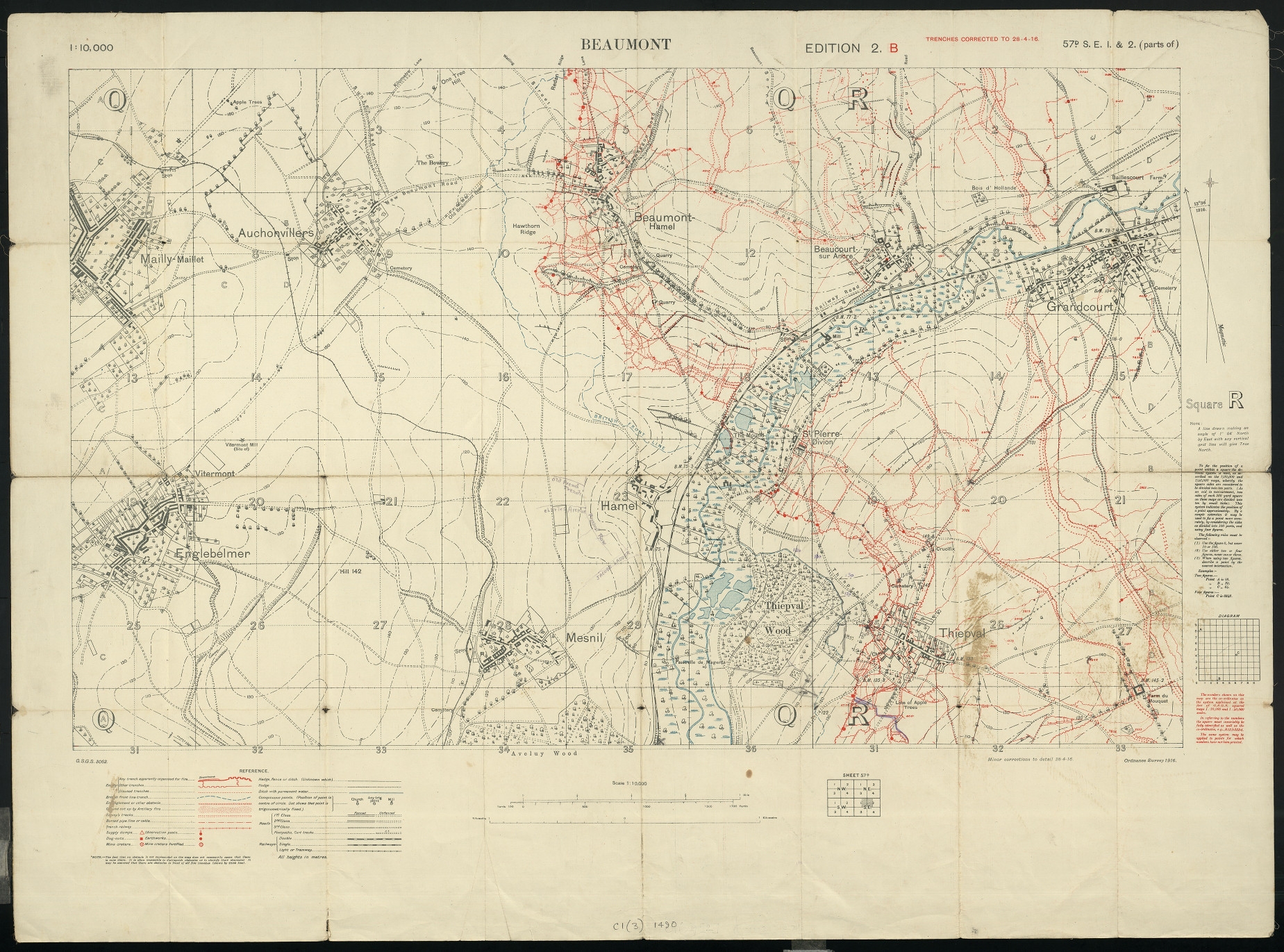 Battle Of The Somme Bodleian Map Room Blog