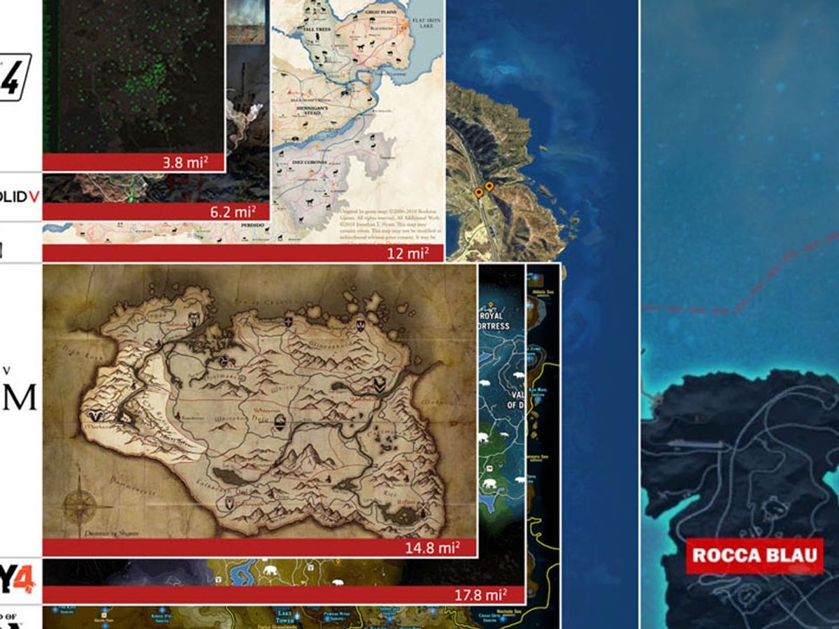 biggest open world map