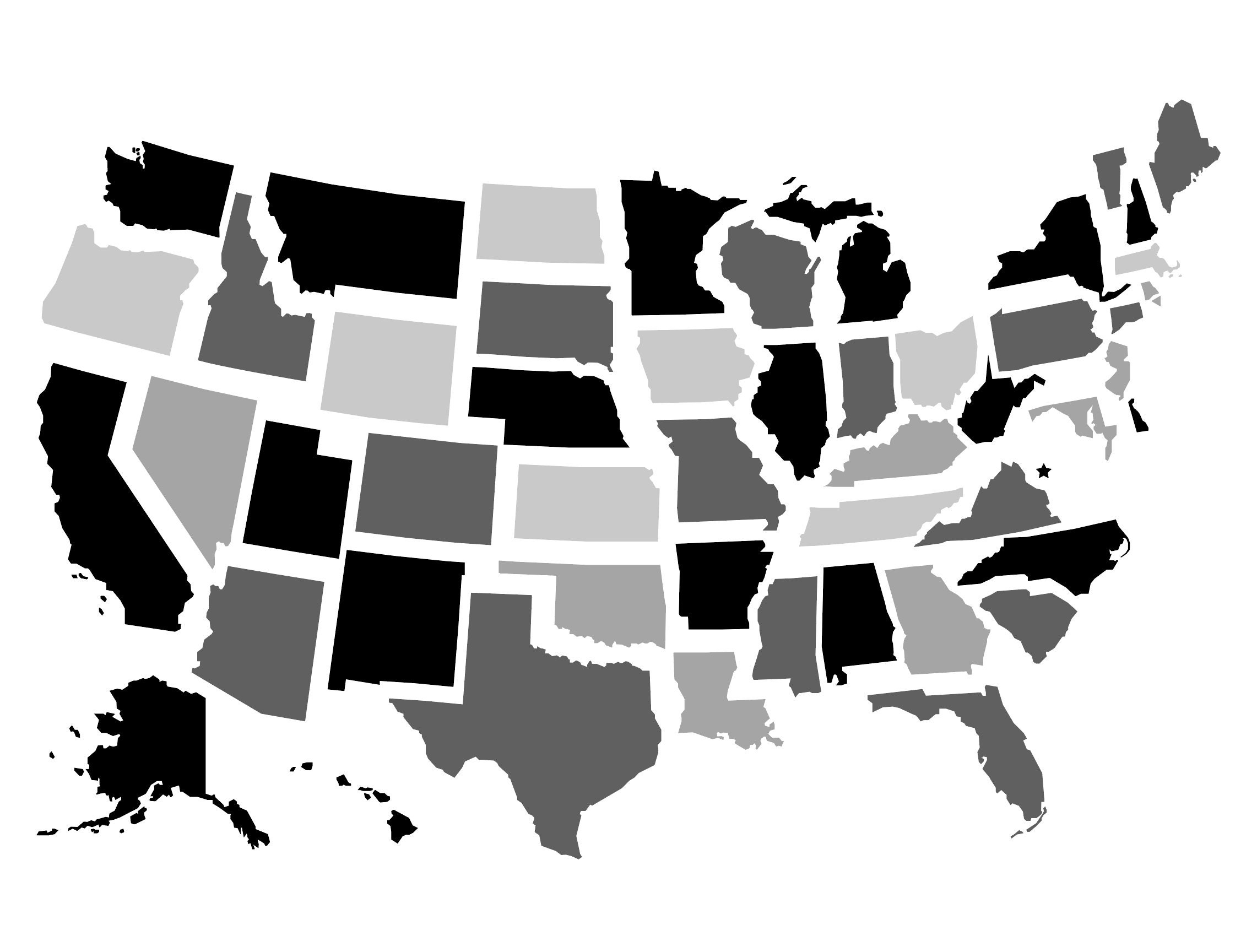clipart united states map