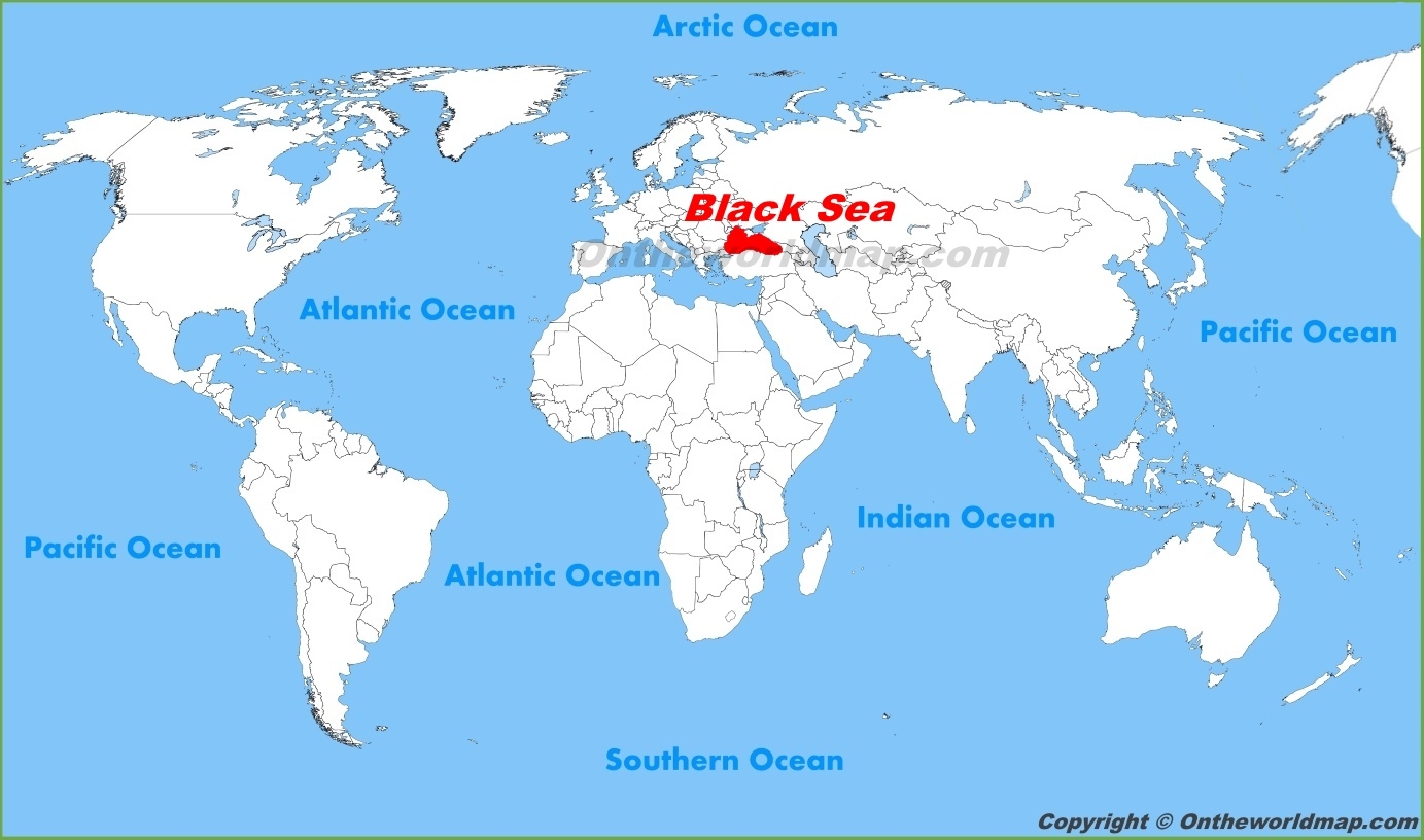 Black Sea Location On The World Map Ontheworldmap