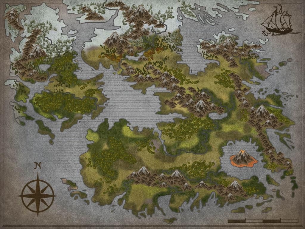 fantasy blank map