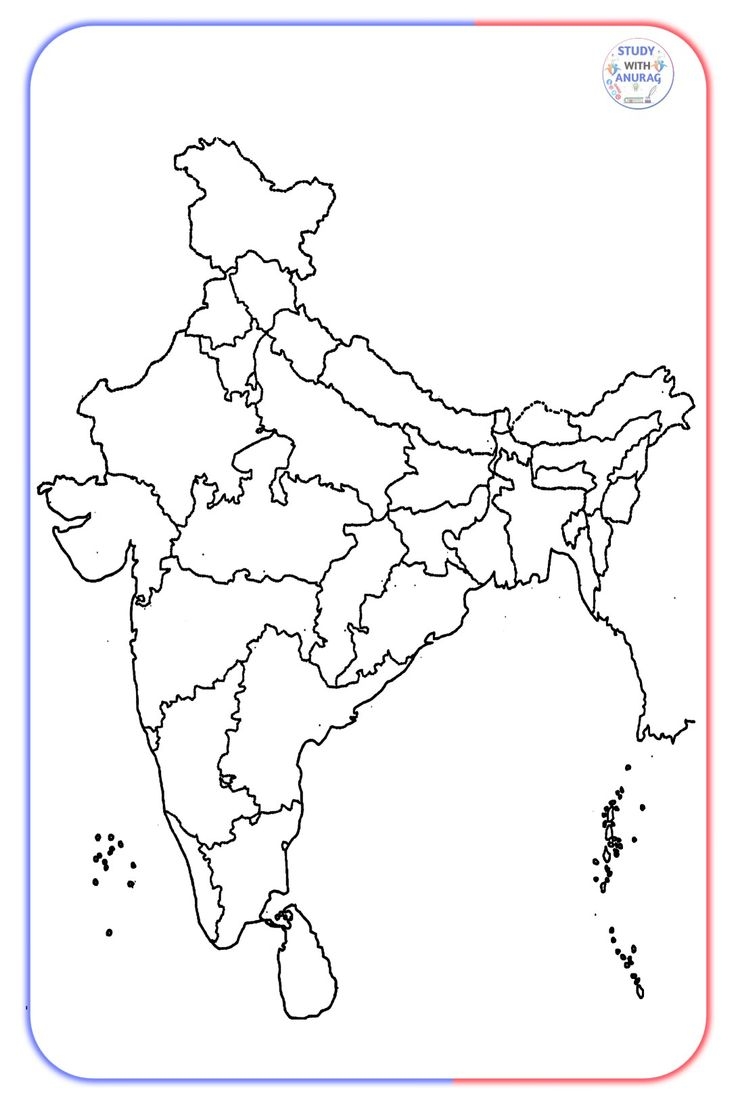 Blank India Map Blank India Map