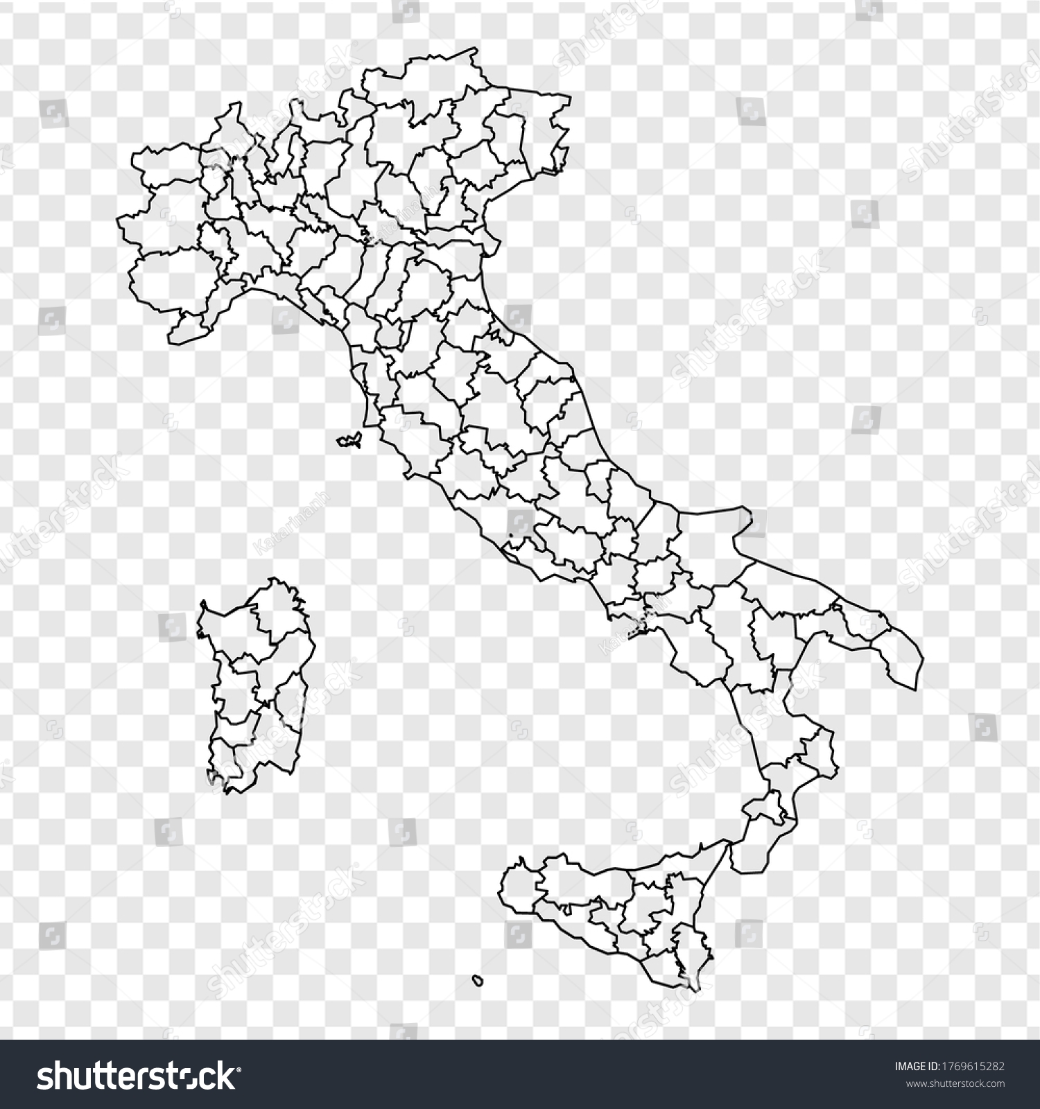 Blank Map Italy High Quality Map Stock Vector Royalty Free 1769615282 Shutterstock Blank Map Italy High Quality Map Stock Vector Royalty Free 1769615282 Shutterstock