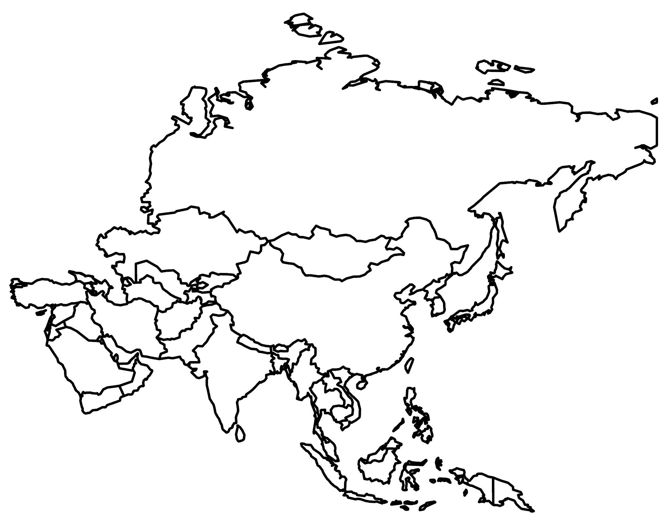 europe asia blank map europe asia blank map