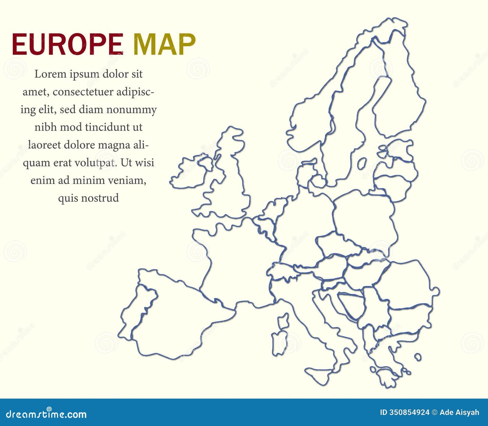 map of europe printable blank