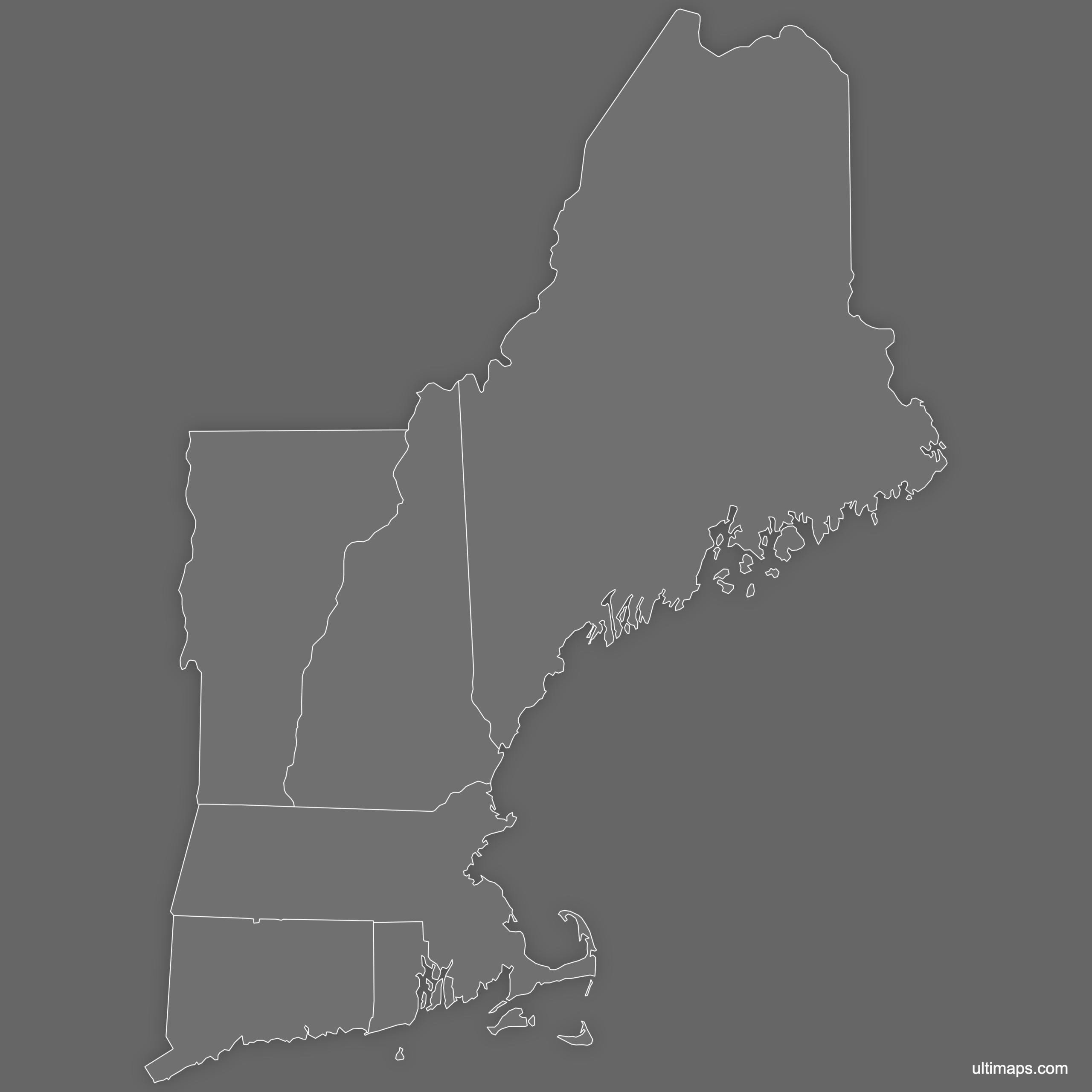 Blank Map Of New England States Free Download Ultimaps Blank Map Of New England States Free Download Ultimaps