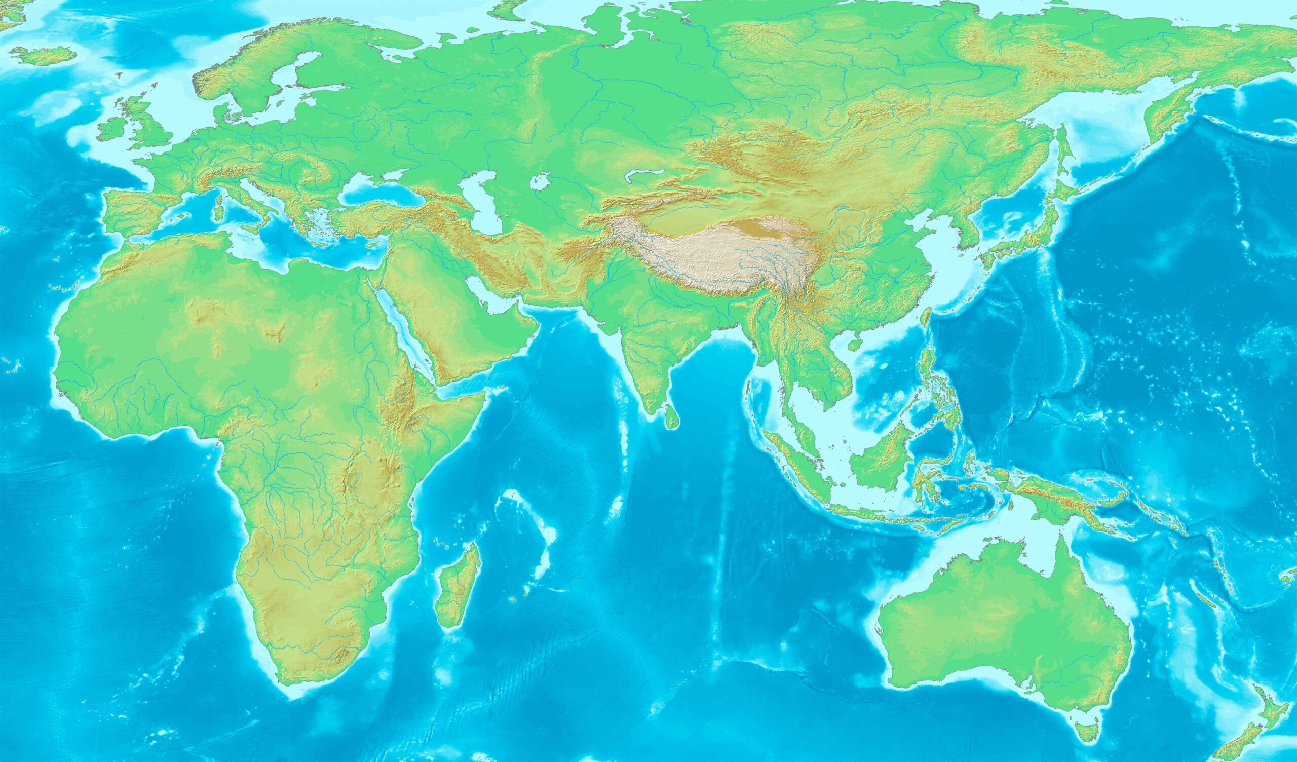 Blank Map Of The Eastern Hemisphere