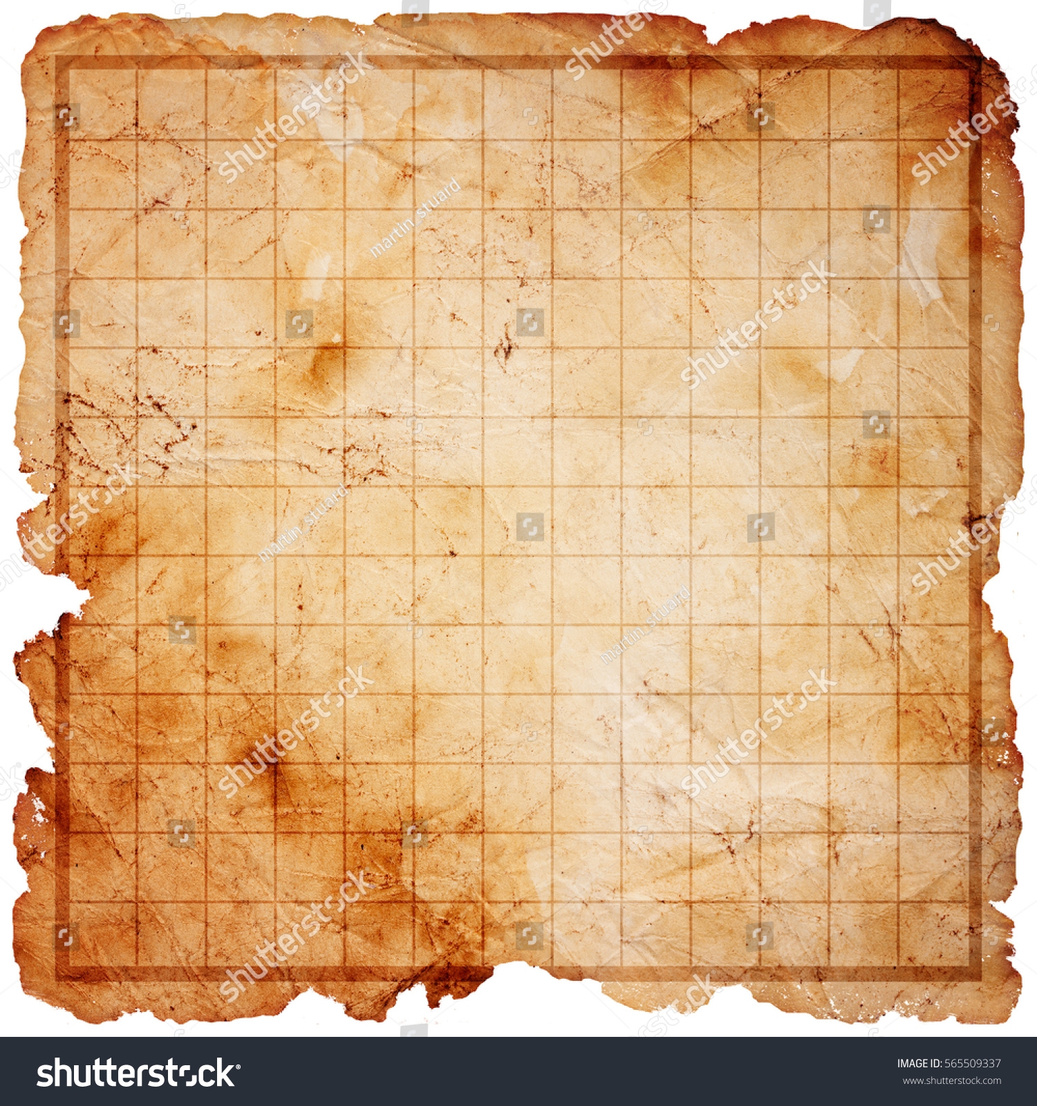 Blank Pirate Treasure Map Stock Illustration 565509337 Shutterstock