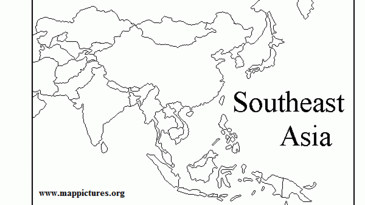 Blank South Asia Maps Asia Maps Map Pictures