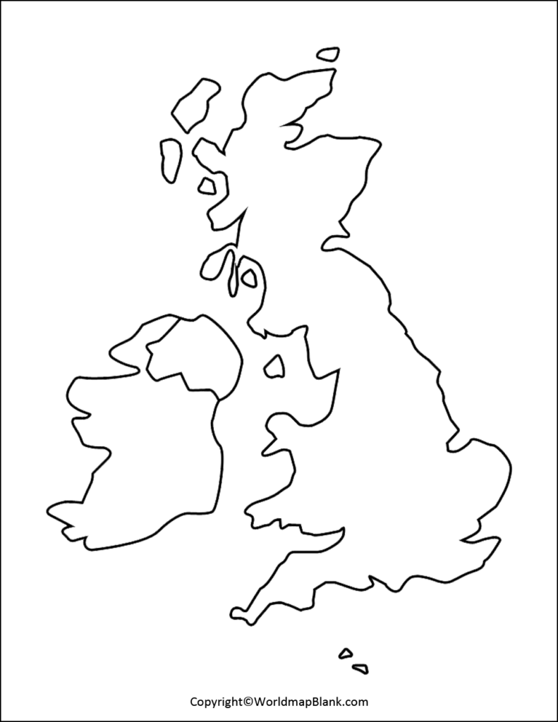 Blank UK Map UK Map Outline PDF World Map Blank