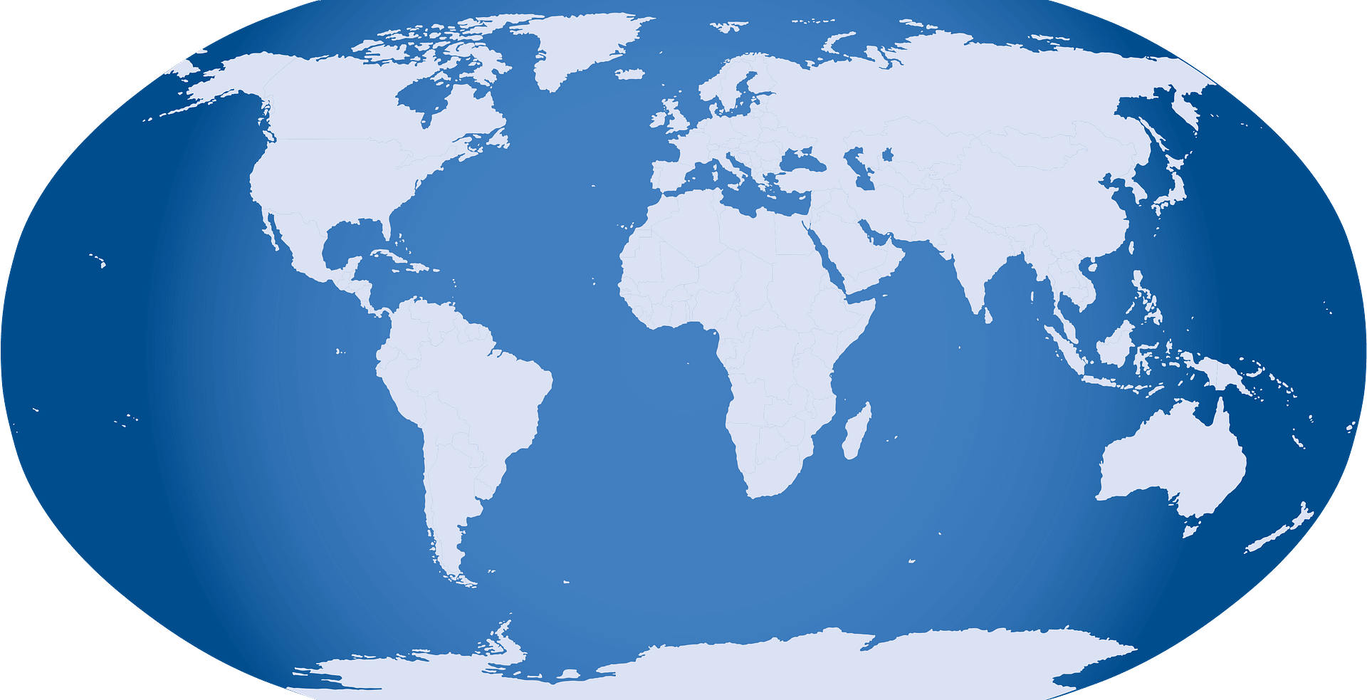 Blue World Map Free Vector Clipart Images On Creazilla