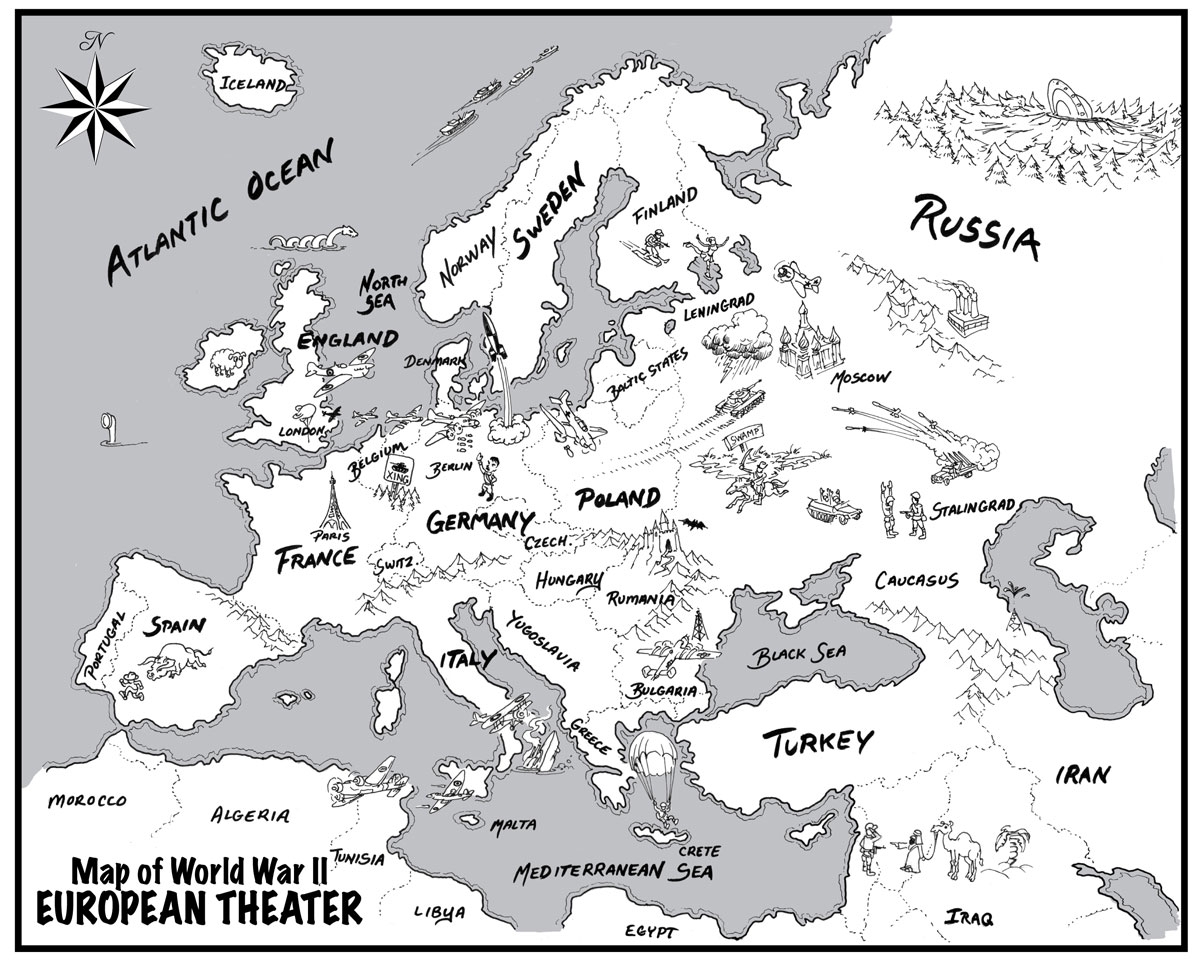blank map of europe world war 2