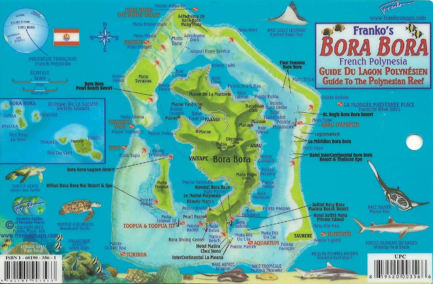 Bora Bora Map Guide To The Polynesian Reef Waterproof Fish Card Franko Maps Ltd 9781601903563 Amazon Books Bora Bora Map Guide To The Polynesian Reef Waterproof Fish Card Franko Maps Ltd 9781601903563 Amazon Books