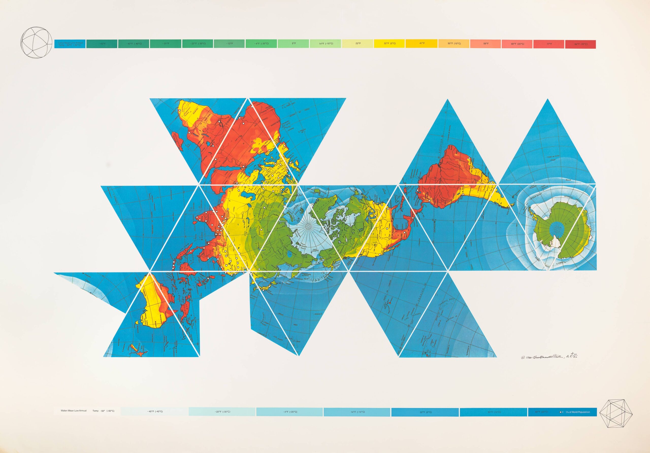 Buckminster Fuller Dymaxion Air Ocean World Map 1981 SFMOMA Buckminster Fuller Dymaxion Air Ocean World Map 1981 SFMOMA