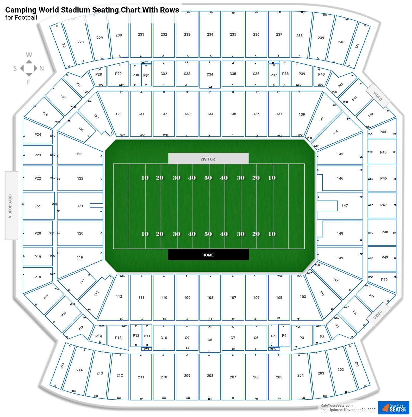 Camping World Stadium Seating Charts RateYourSeats