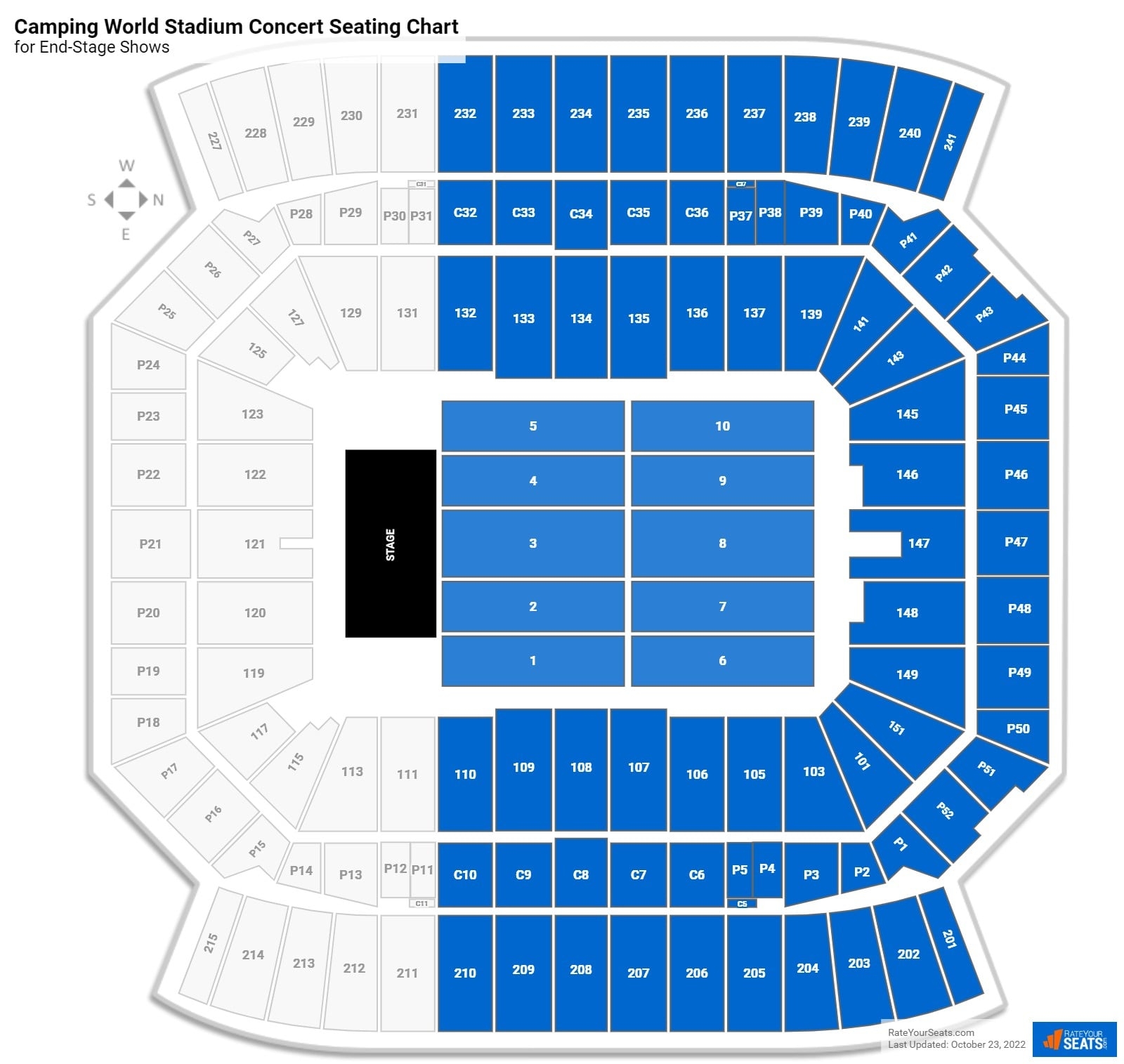 Camping World Stadium Seating Charts RateYourSeats