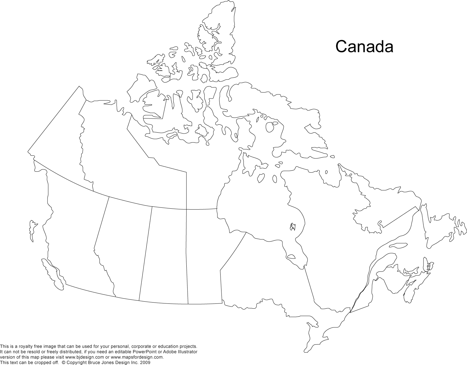 Canada Provinces And Territories Printable Maps FreeUSandWorldMaps