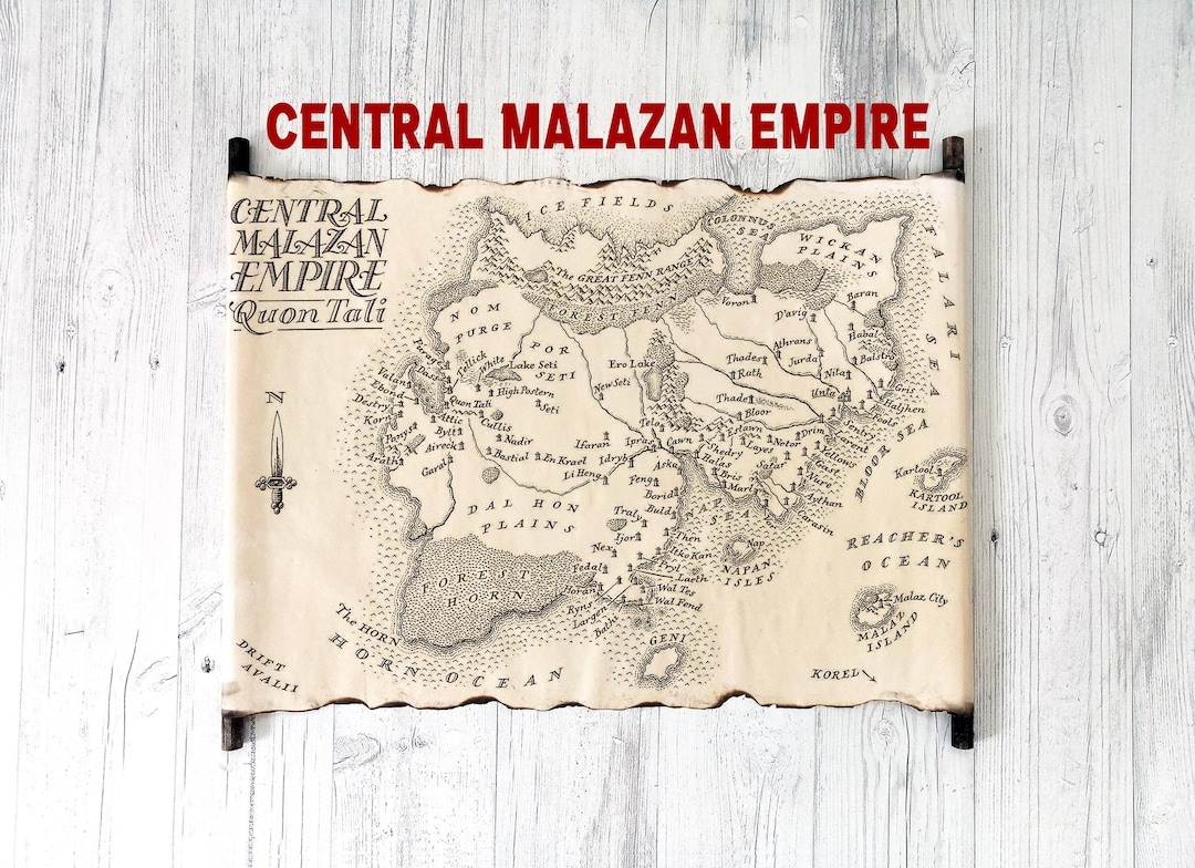 malazan world map