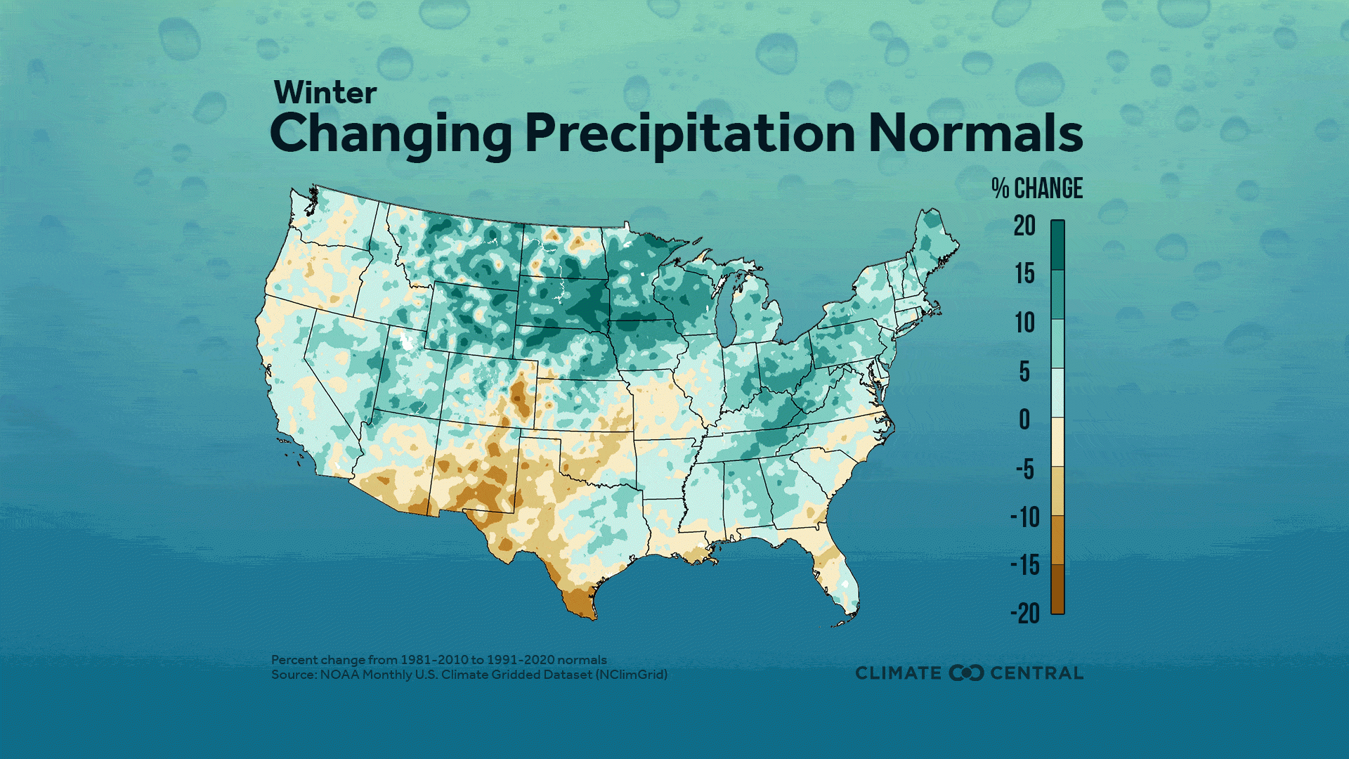 Changing Precipitation Normals Climate Central