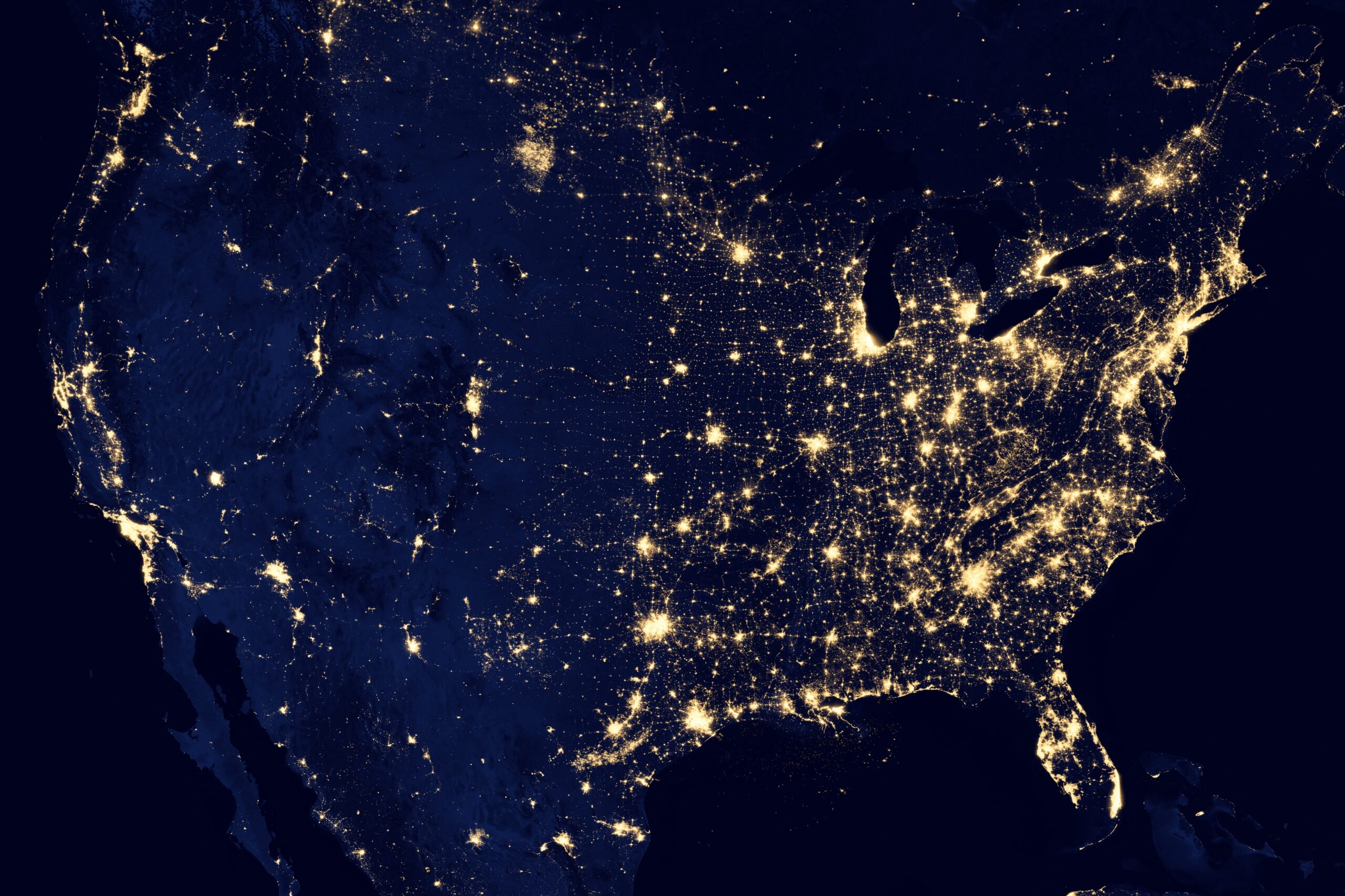 City Lights Of The United States 2012 NASA Science