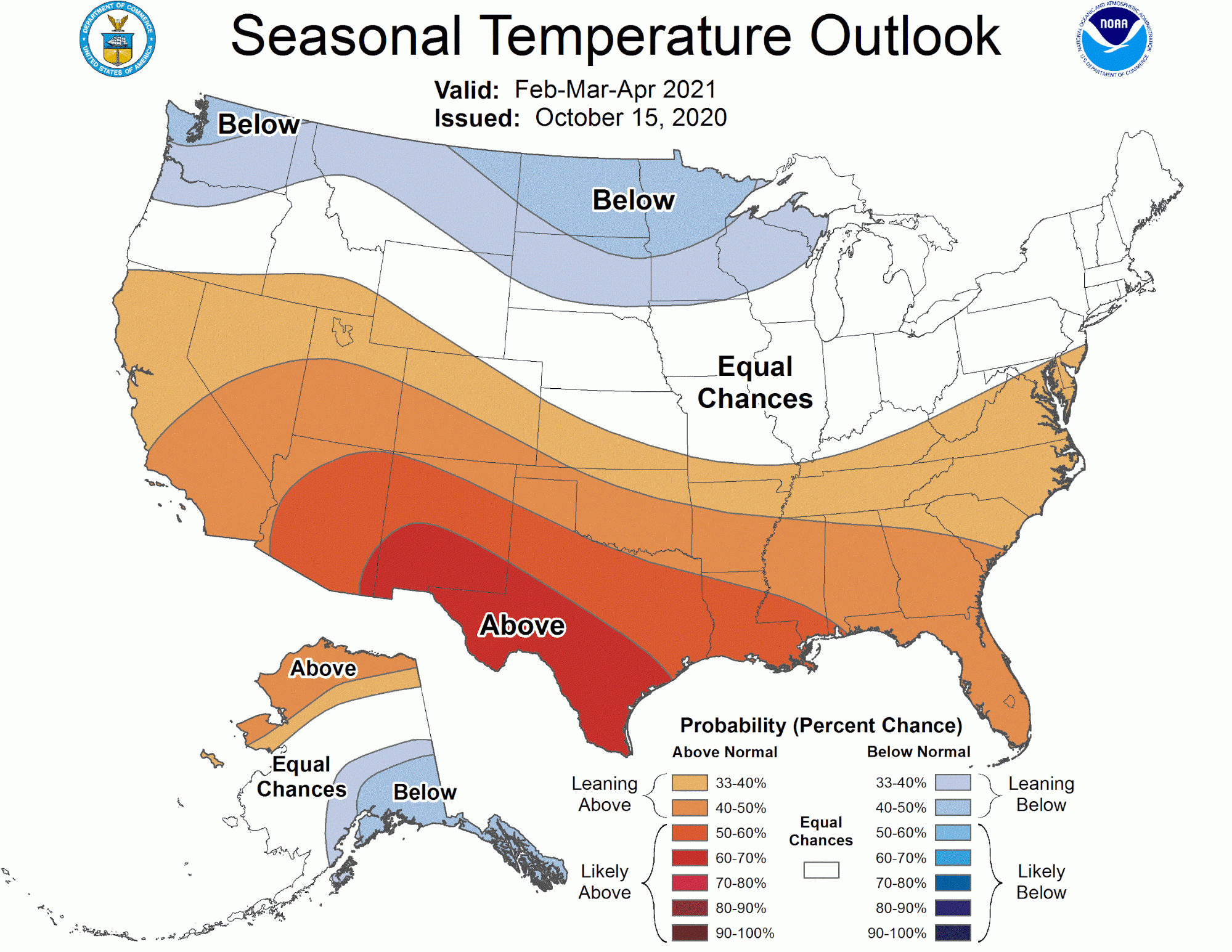Climate Prediction Center Launches New Maps For Temperature And Precipitation Outlooks