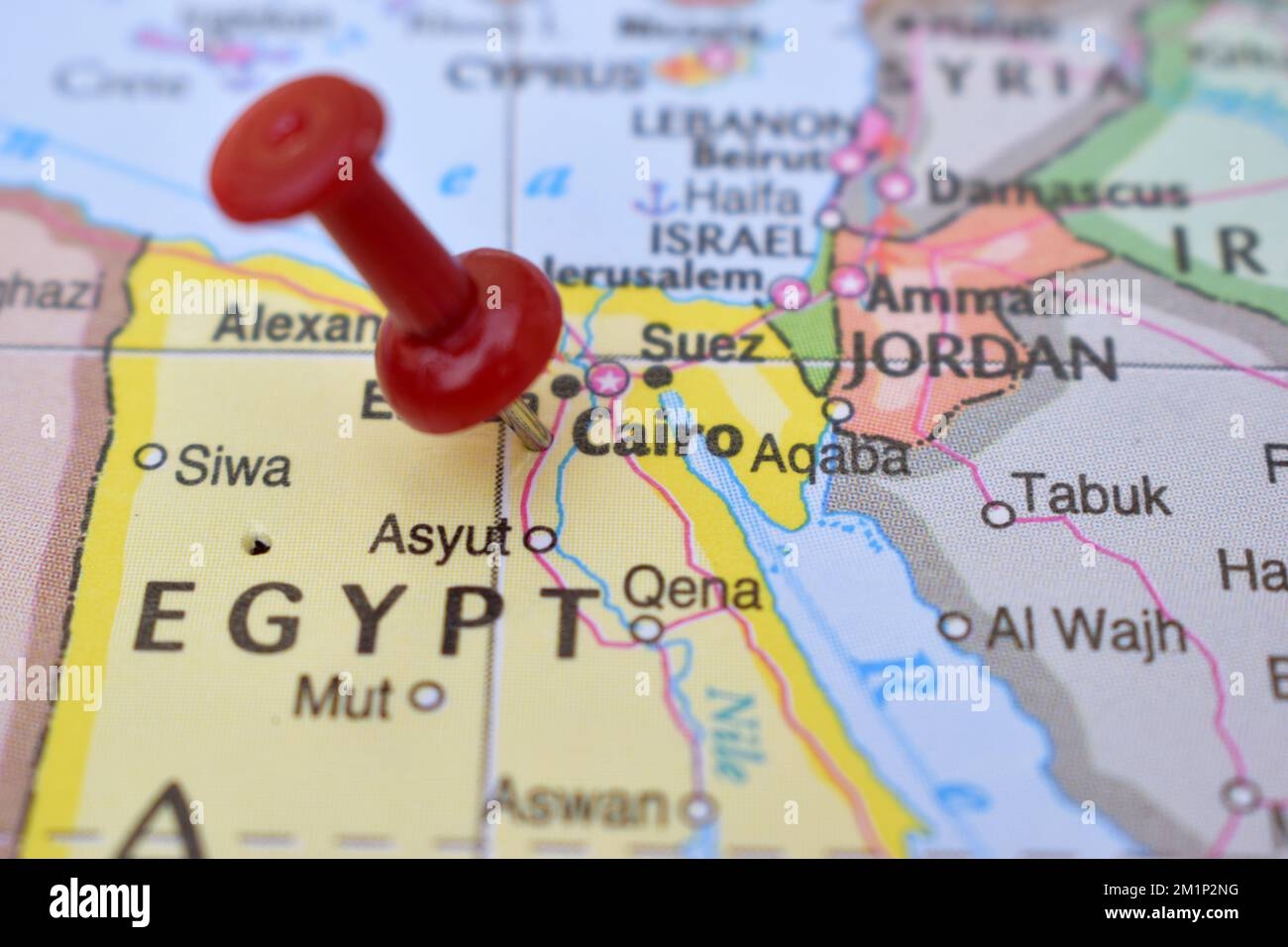 cairo on the world map