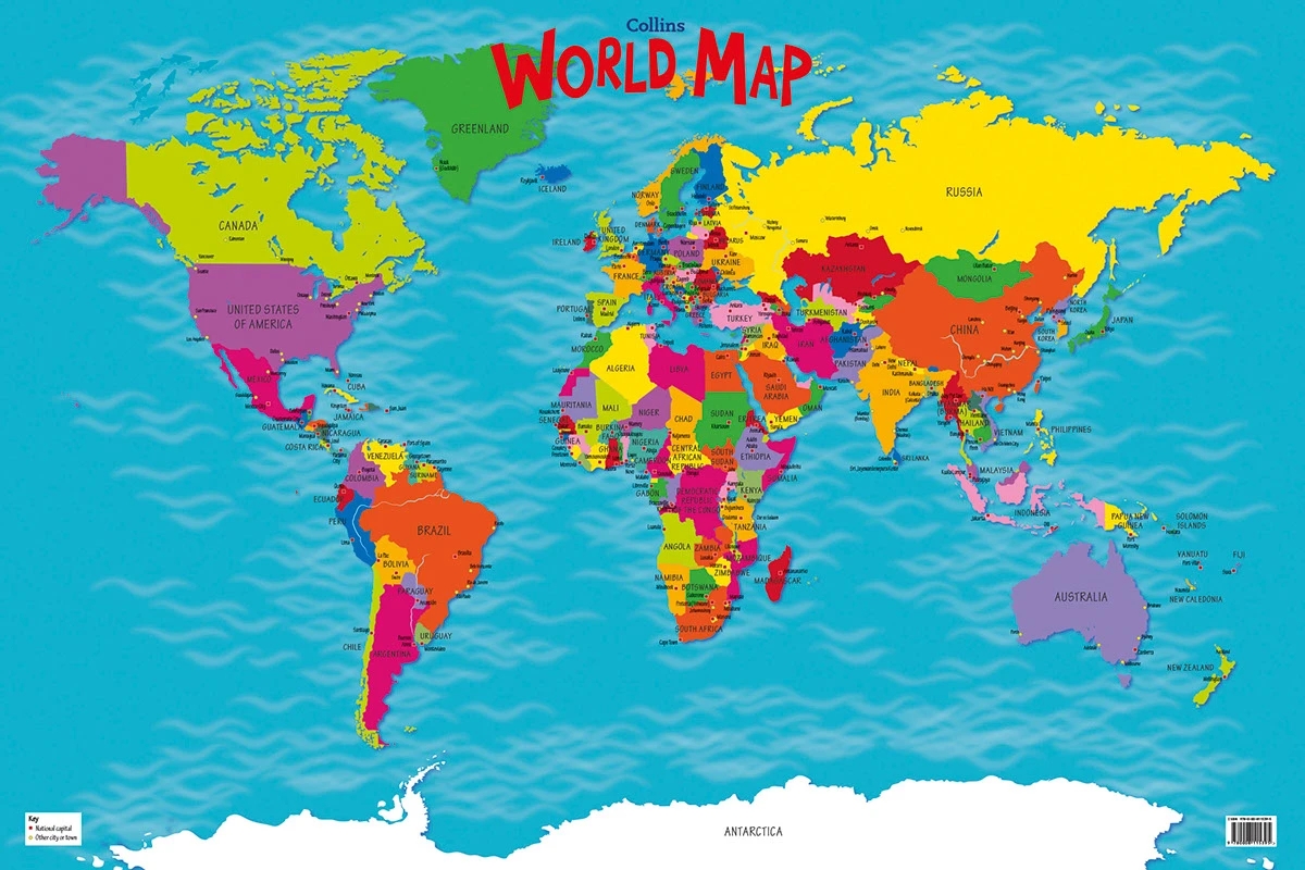 childs world map