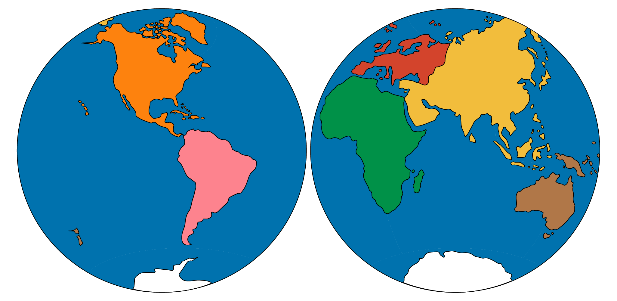 continent map montessori