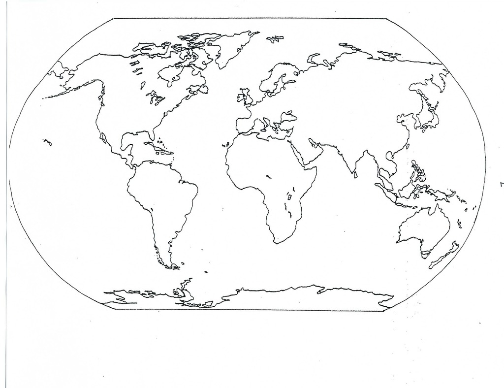 Continents Oceans World Map Diagram Quizlet