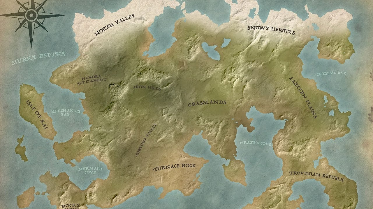 fantasy world maps