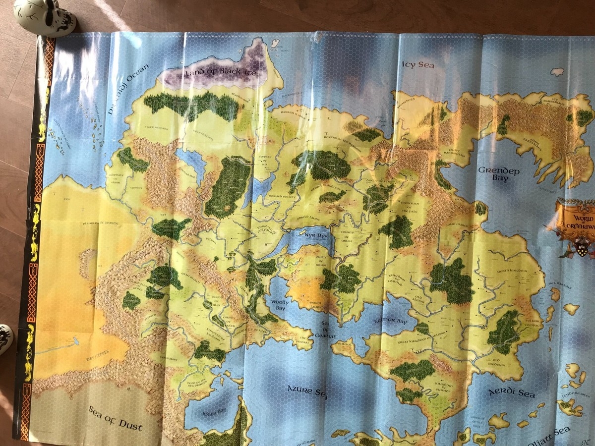 D D World Of GREYHAWK 4 Panel Map Set Lot Dungeons Dragons WOTC Gary Gygax 05 EBay D D World Of GREYHAWK 4 Panel Map Set Lot Dungeons Dragons WOTC Gary Gygax 05 EBay