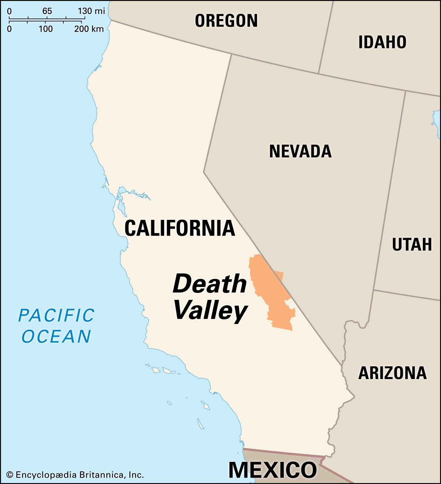 Death Valley Environment Location Map Facts Britannica